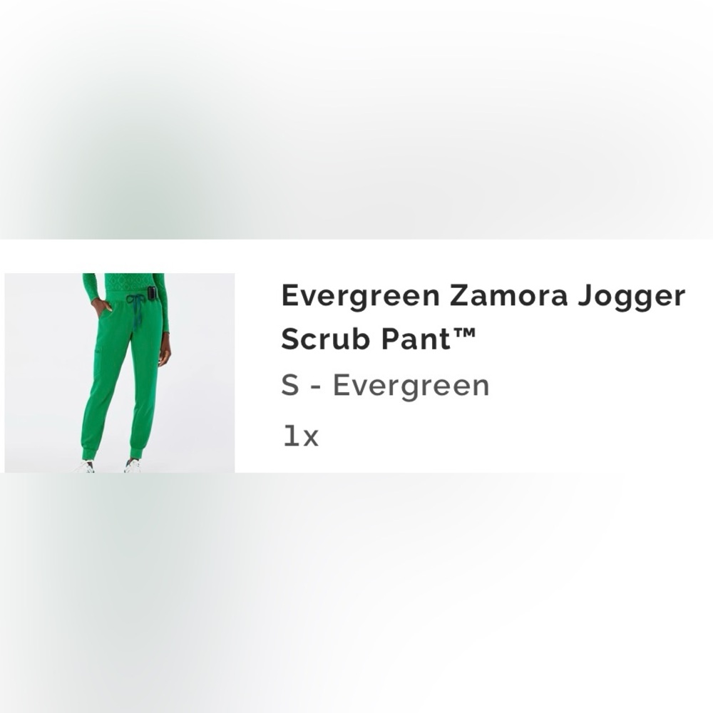 Brand New Figs EverGreen Scrub Set Top M pants S - Picture 2 of 7